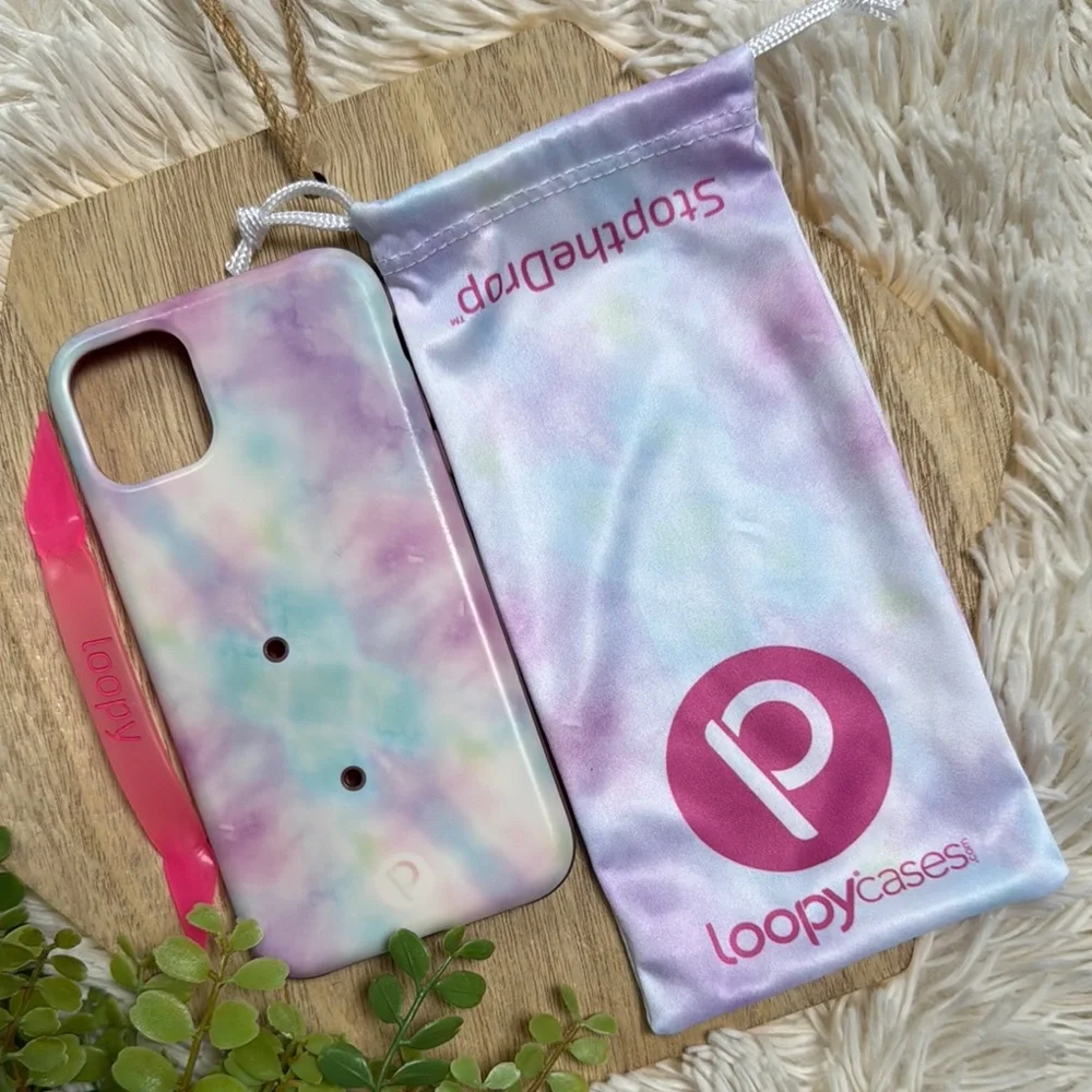 🎉HP🎉 Loopy Case Tye Dye iPhone 11 Case 💗 Purple Pink & Blue